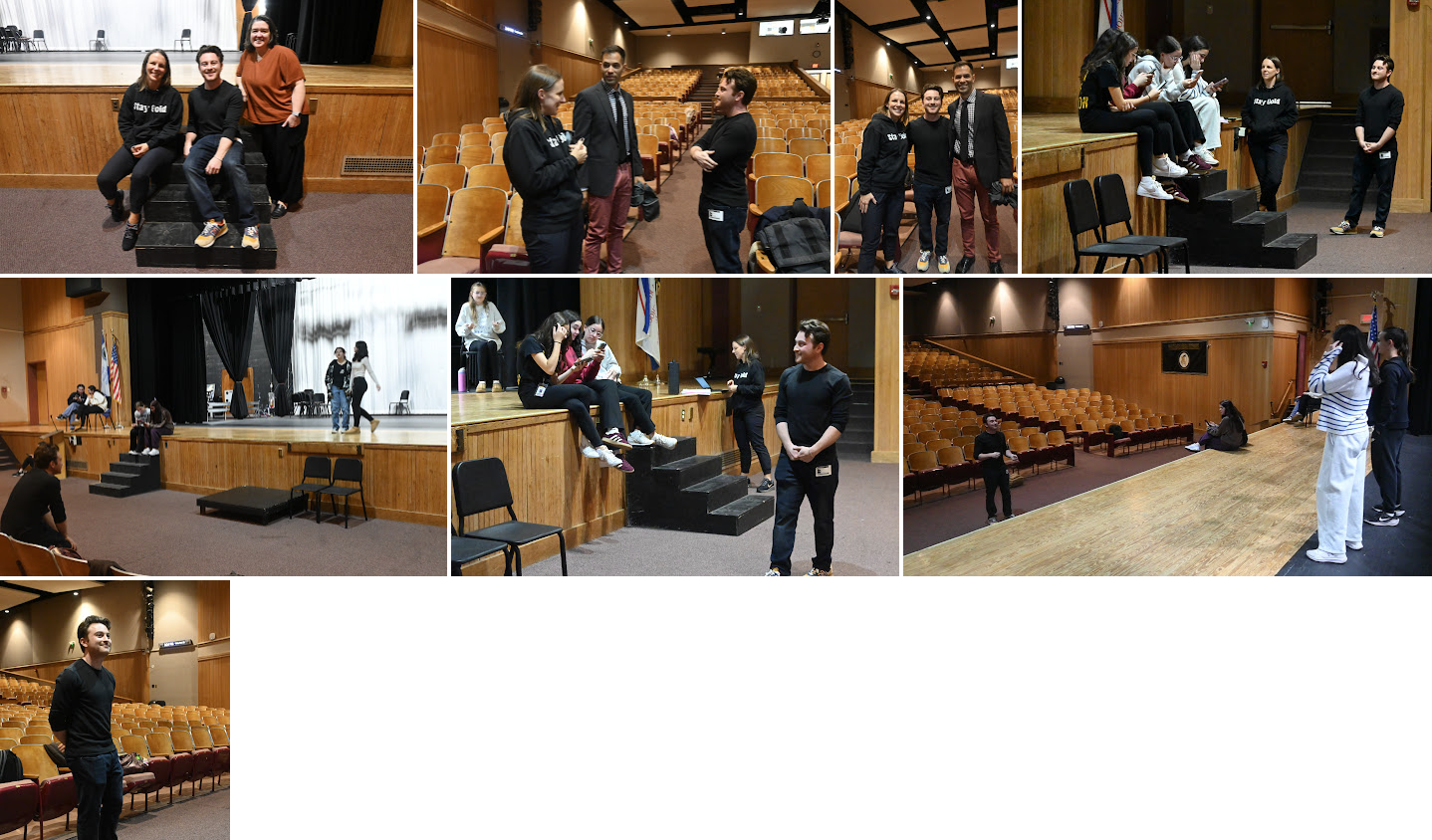 photos of actors onstage